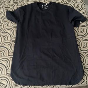 Bylt mens overlay tee. Large. Smoke free home Navy